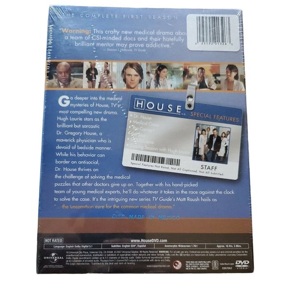 House MD Complete First Season 1 One 6-DISC DVD SET - Picture 2 of 4